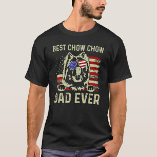 Bester Hundepapa Aller Amerikanischen Flagge Papa- T-Shirt