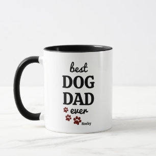 Bester Hundepapa Aller Namen Pfotenabdruck Kaffee Tasse