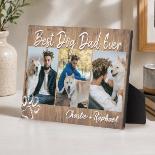 Bester Hundepapa Aller Zeiten Foto Collage Vaterta Fotoplatte