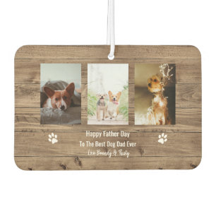 Bester Hundepapa Aller Zeiten Foto Vatertag Autolufterfrischer
