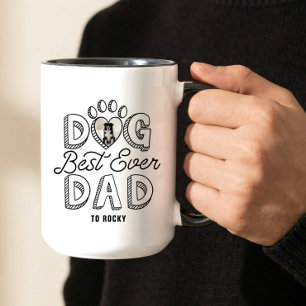 Bester Hundepapa Aller Zeiten Herz Pfotenabdruck H Tasse