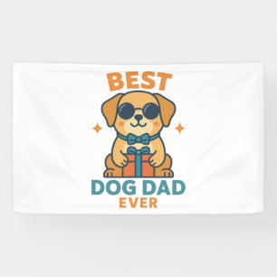 Bester Hundepapa Aller Zeiten – Lustiges Vatertags Banner