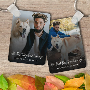 Bester Hundepapa Aller Zeiten Pfotenherz Benutzer Schlüsselanhänger