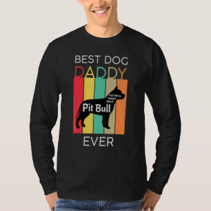 Bester Hundepapa Aller Zeiten Pit Bull Daddy Welpe T-Shirt
