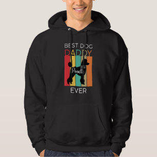 Bester Hundepapa Aller Zeiten Pudel Papa Welpe Ret Hoodie