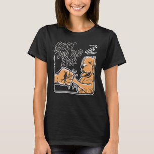 Bester Hundepapa Aller Zeiten Süßer Golden Retriev T-Shirt