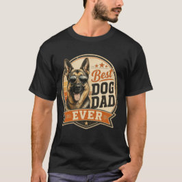 Bester Hundepapa Aller Zeiten Vintage Deutscher Sc T-Shirt