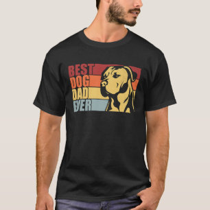 Bester Hundepapa Aller Zeiten Vintage Hundepapa F T-Shirt