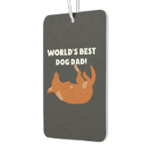 Bester Hundepapa der Welt! Autolufterfrischer (Links)