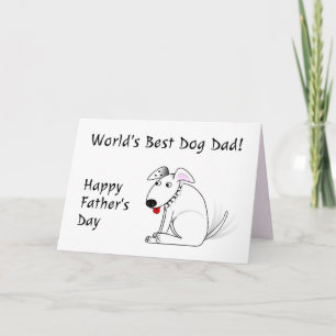 Bester Hundepapa der Welt Frohen Vatertag Karte