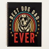 Bester Hundepapa ever Planer (Vorderseite)