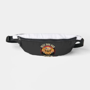 Bester Hundepapa ever Retro Golden Retriever Bauchtasche