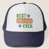 Bester Hundepapa ever Truckerkappe (Vorderseite)