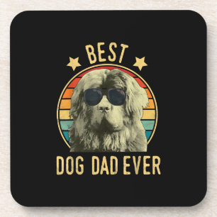 Bester Hundepapa   Geschenk von neufundland Getränkeuntersetzer