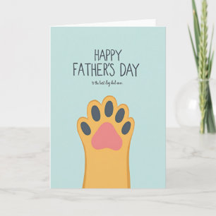 Bester Hundepapa Golden Paw Karte
