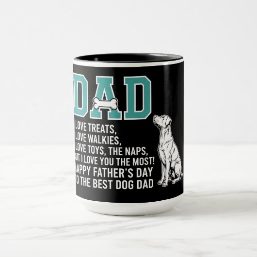 Bester Hundepapa Tasse (Zentrum)