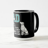 Bester Hundepapa Tasse (VorderseiteRechts)