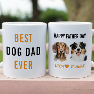 Bester Hundepapa überhaupt Benutzerdefiniert Lus Kaffeetasse