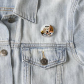 Bester Hundepapa überhaupt lustige Haustier-Foto Button (Beispiel)