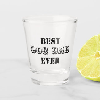 Bester Hundepapa überhaupt Lustiges Haustier Schnapsglas