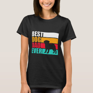 Bester Hundepapa überhaupt Pug für Männer T-Shirt