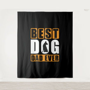 Bester Hundepapa überhaupt Wandteppich