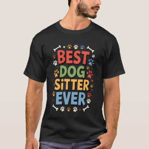 Bester Hundesitter Allerlustigster Tierpflege Männ T-Shirt