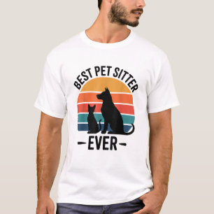 Bester Hundesitter Allerlustigstes Haustierpflege- T-Shirt