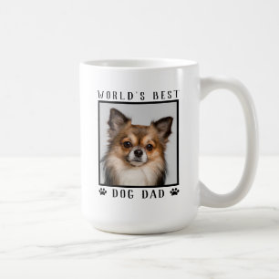 Bester Hundespapa der Welt mit dem Foto Ihres Hund Kaffeetasse
