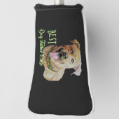 Bester Hundevater je Pit Bull Brindle Dark Golf Headcover (Rotieren 90)