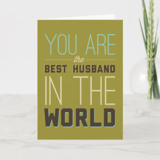 Bester Husband [Ehefrau] Karte