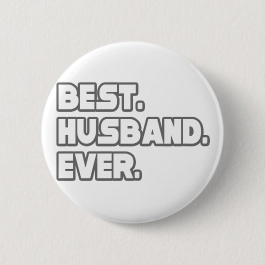 Bester Husband je Button (Vorderseite)