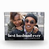 Bester Husband je Fotoblock (Vorderseite)