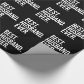 Bester Husband je Geschenkpapier (Ecke)