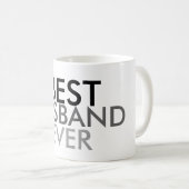 Bester Husband je Kaffeetasse (VorderseiteRechts)