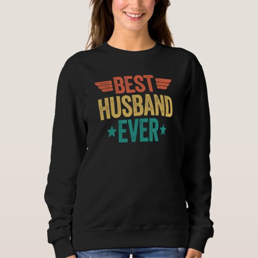 Bester Husband je Sweatshirt (Vorderseite)