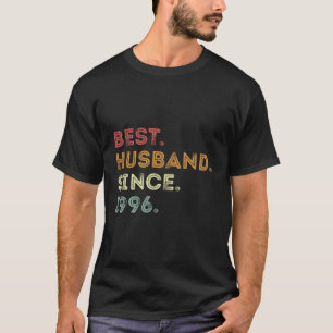 Bester Husband seit 1996 Epic 24. Wedding Annivers T-Shirt