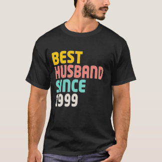 Bester Husband seit 1999 Shirt. 25. Jahrestag T-Shirt