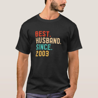 Bester Husband seit 2003, Celebrate Wedding Annive T-Shirt
