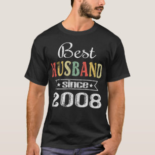 Bester Husband seit 2008. 12. Hochzeitstag T-Shirt