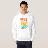Bester Husband seit 2008 Hoodie (Vorne ganz)