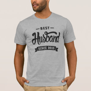 Bester Husband seit 2015 T-Shirt