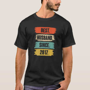 Bester Husband seit 2017 Vintag 5. Wedding Aniver T-Shirt