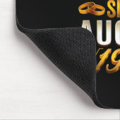 Bester Husband seit August 1970 - Funny 50. Mousepad (Ecke)