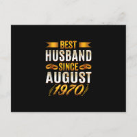 Bester Husband seit August 1970 - Funny 50.
