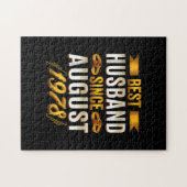 Bester Husband seit August 1978 - Funny 42. Puzzle (Horizontal)