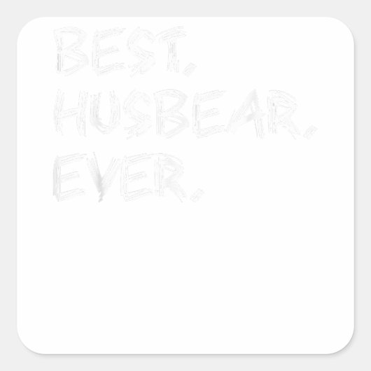 Bester Husbär je - Gay Bear Prix Quadratischer Aufkleber (Vorderseite)