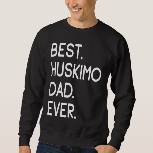 Bester Huskimo-Vater je Sweatshirt (Vorderseite)