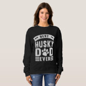 Bester Husky Hund Vater je Sweatshirt (Vorne ganz)