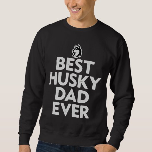 Bester Husky-Vater Sweatshirt (Vorderseite)